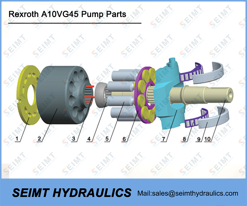 Rexroth A10VG45 Pump Parts